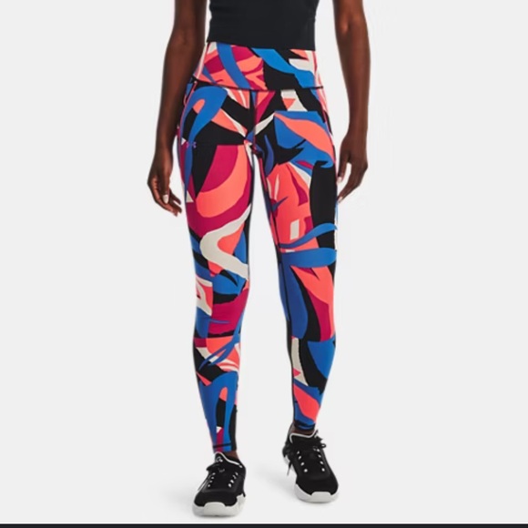 Under Armour Pants - NEW Under Armour Rush Abstract Women's Leggings Size XL